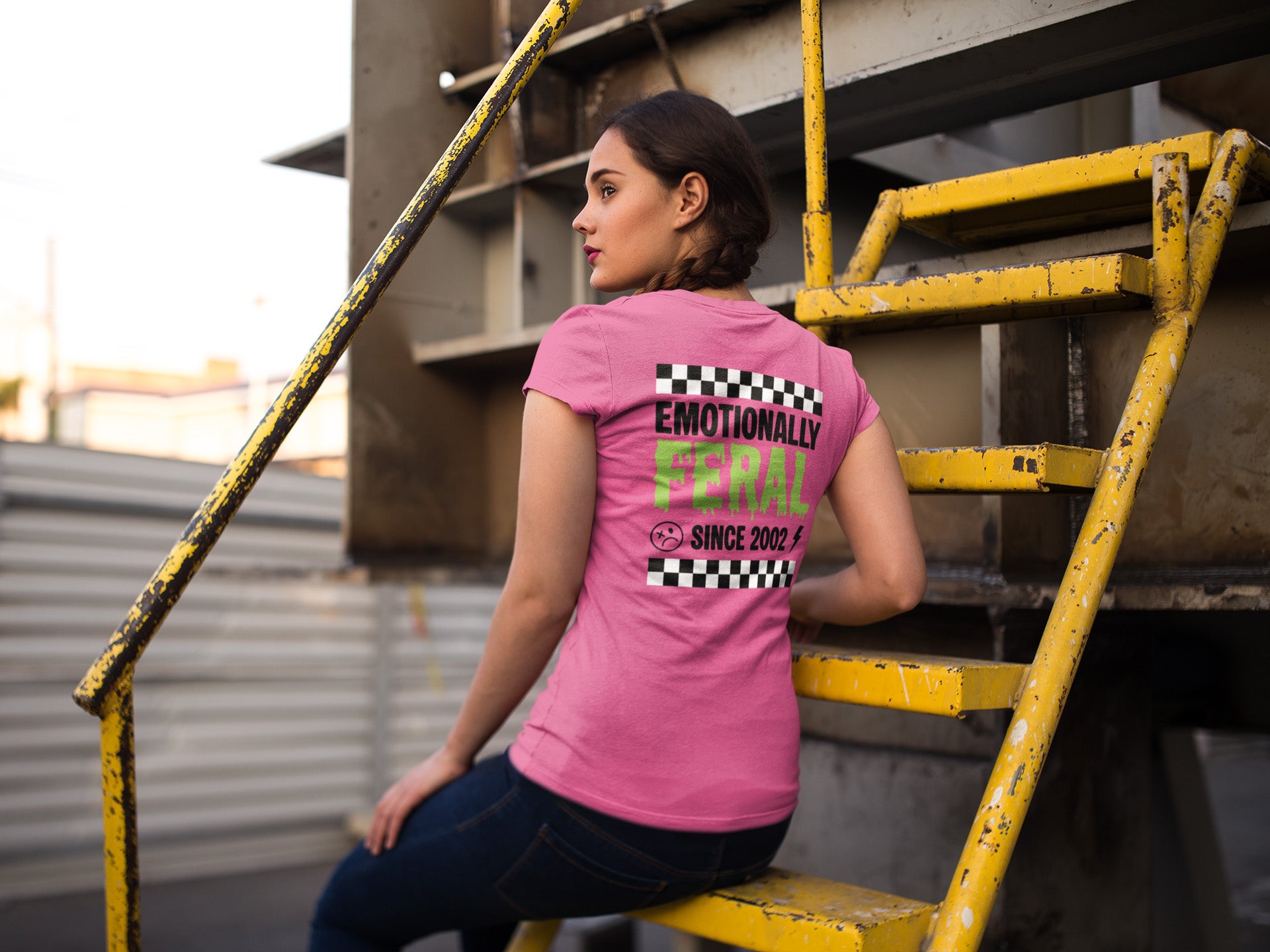 "Emotionally Feral" Women’s V-Neck Tee