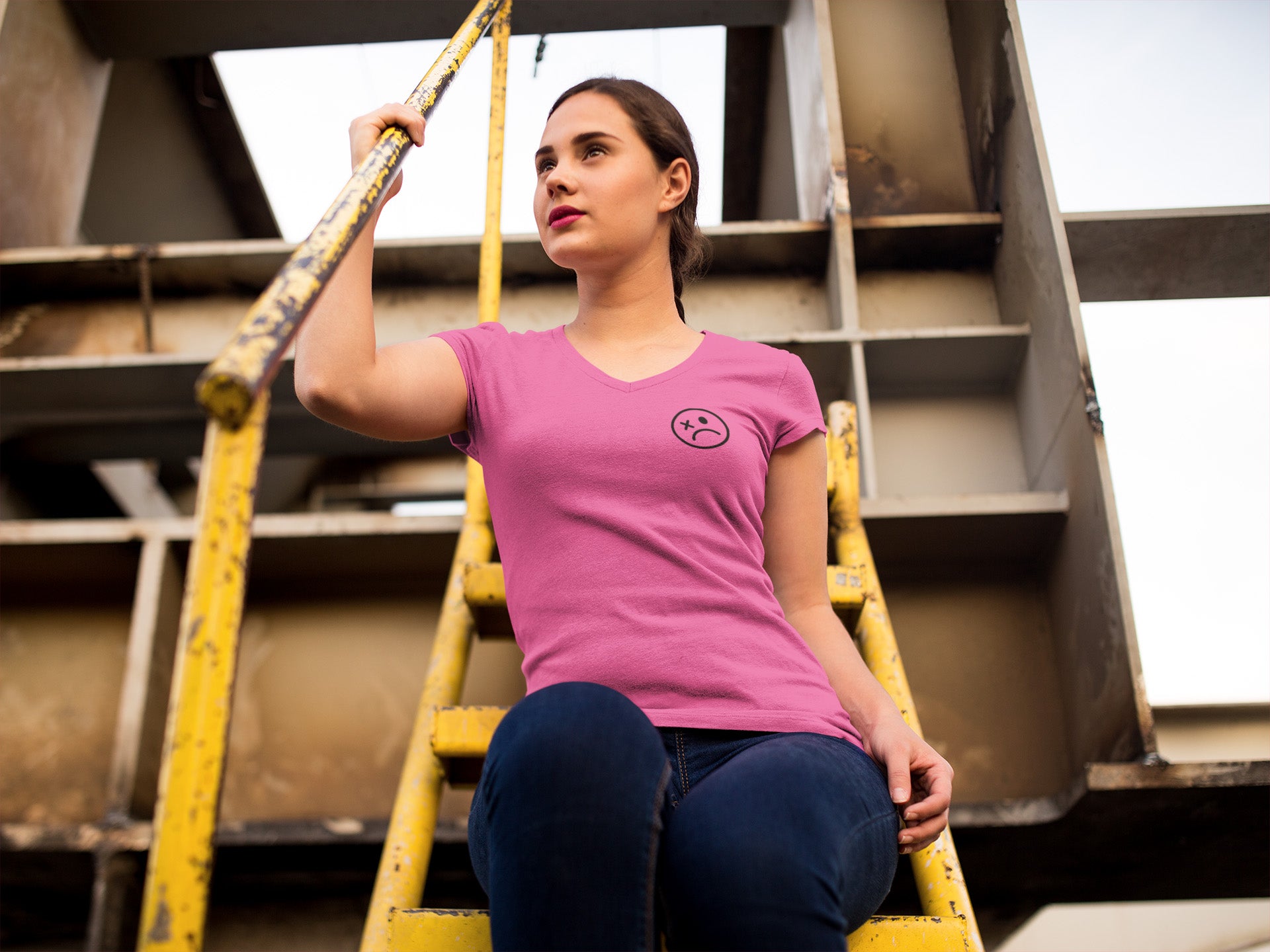 "Emotionally Feral" Women’s V-Neck Tee