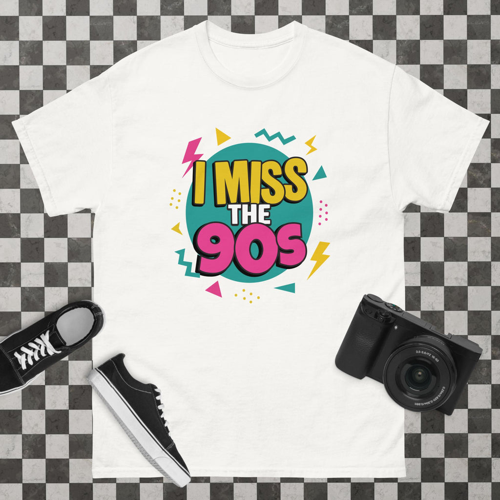 “I Miss the 90s” White Unisex Classic Tee