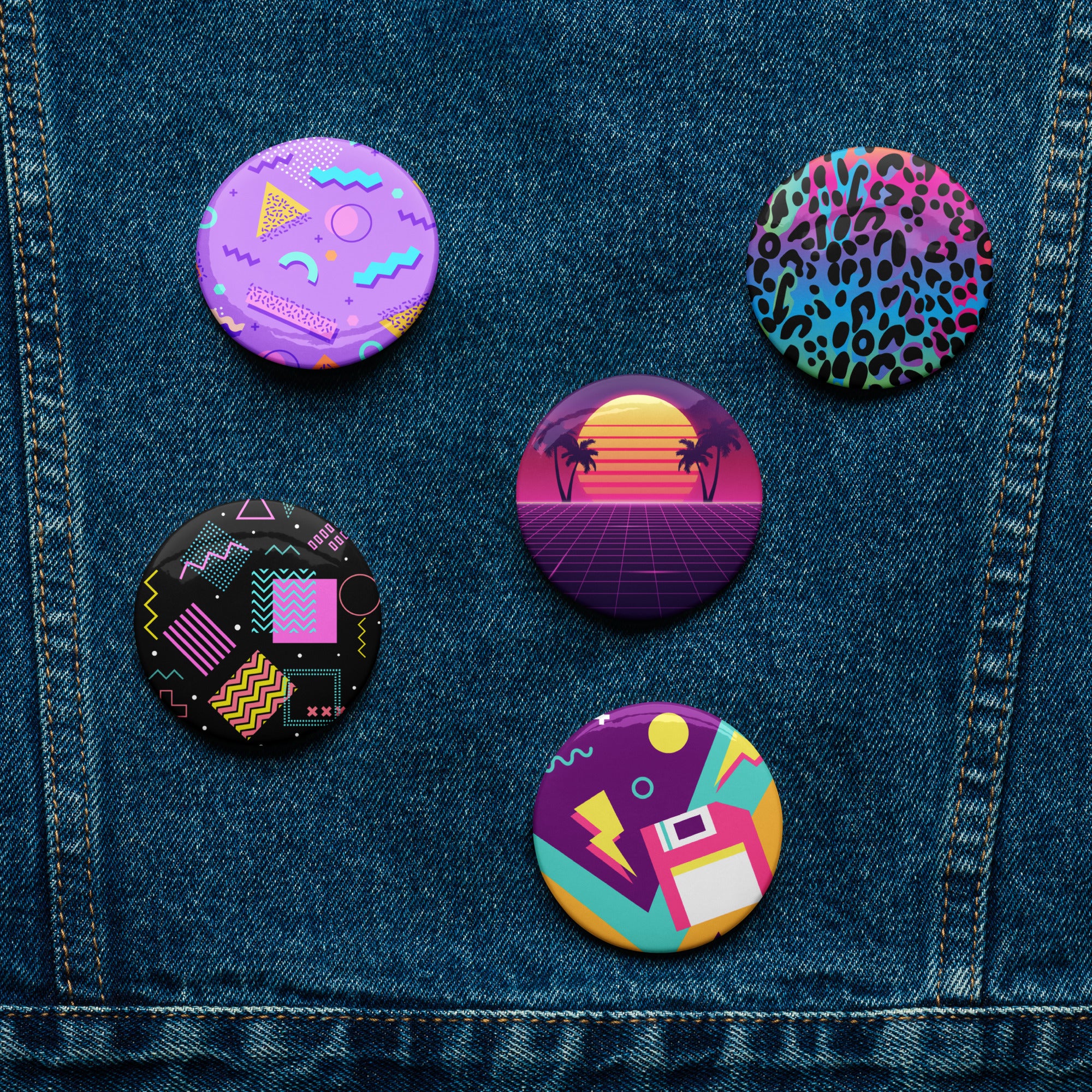"Pin It Like It's 1999" 5-Piece Pin Buttons