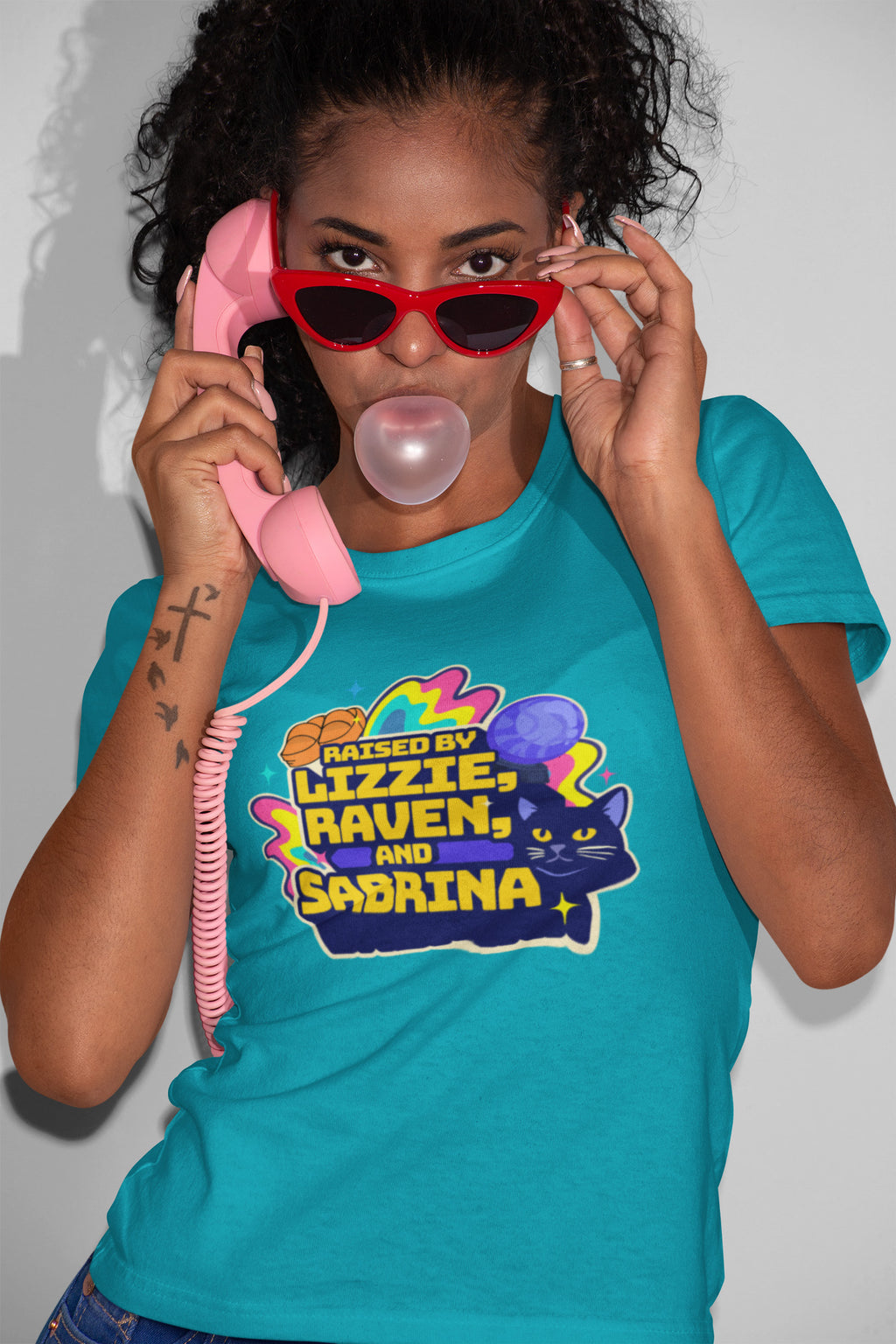 "Raised by Lizzie, Raven & Sabrina" Unisex Tee