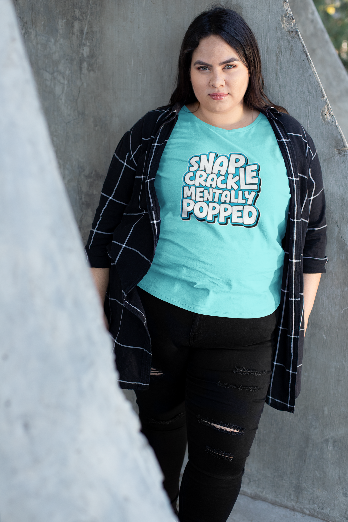 "Snap Crackle Mentally Popped" Unisex Tee