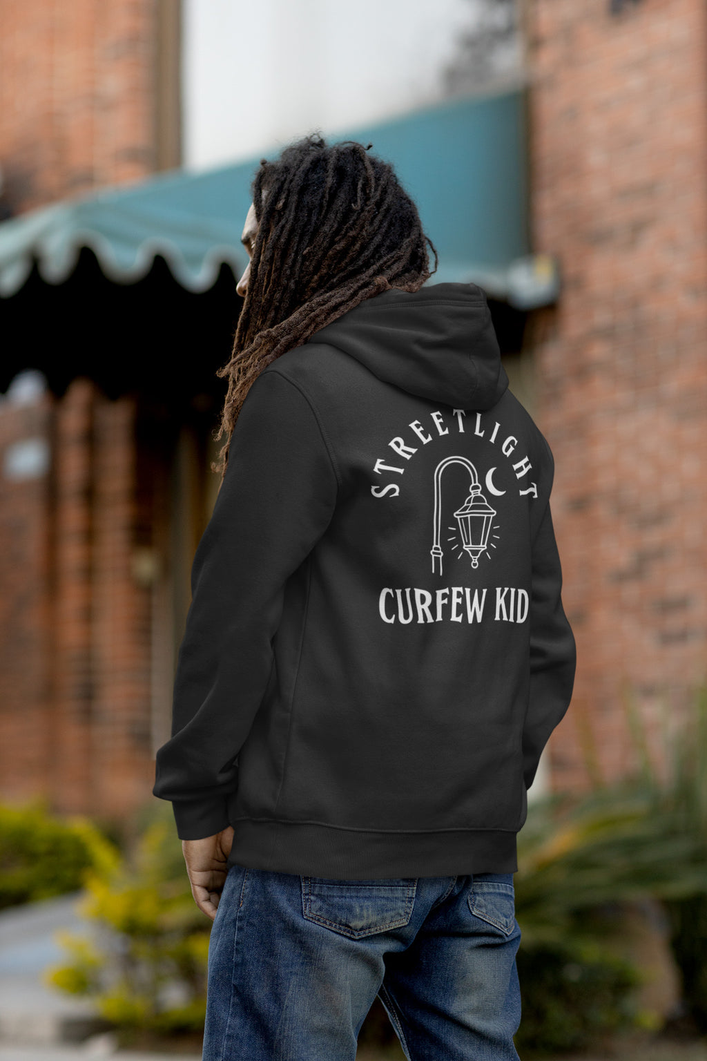 "Streetlight Curfew Kid" Full Zip Hoodie